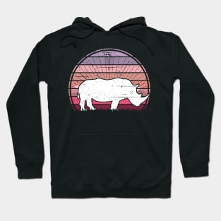 White Rhino Sunset Hoodie